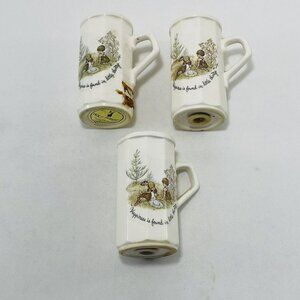Vintage Japan Wwa Holly Hobbie Salt Pepper Shaker Set Happiness Little Things
